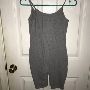Grey L Romper